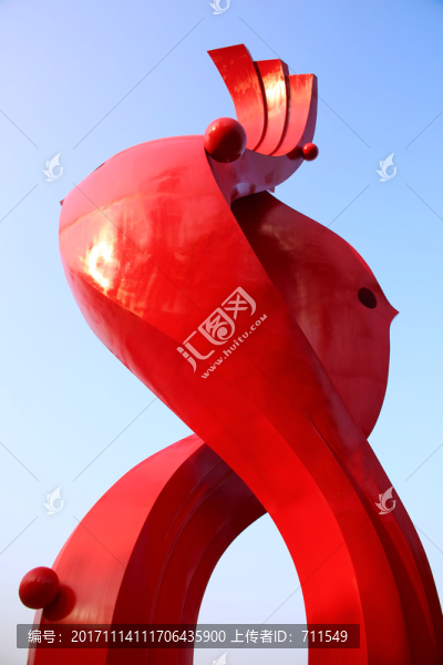 合肥天鵝湖魚水情雕塑,局部