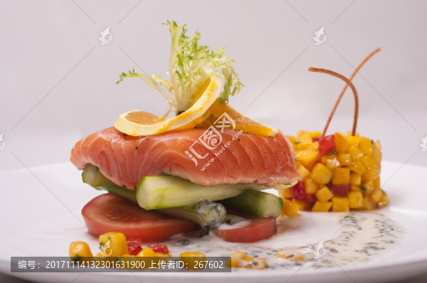 香煎三文魚