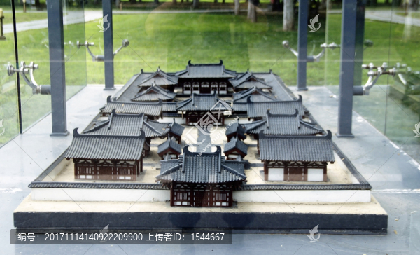 唐朝溫室殿院落