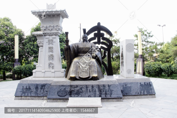 秦始皇,銅像
