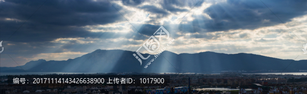 昆明,滇池,西山,睡美人,城市