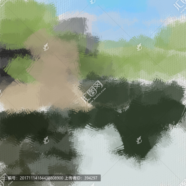 風景抽象畫
