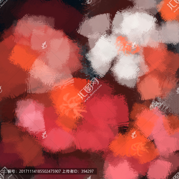 抽象畫(huà),印象花裝飾畫(huà)