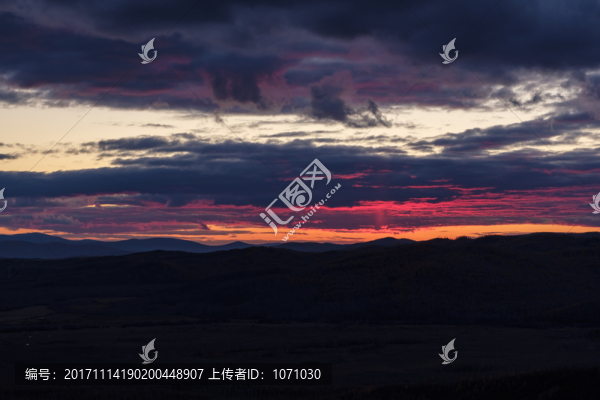 夕陽如血