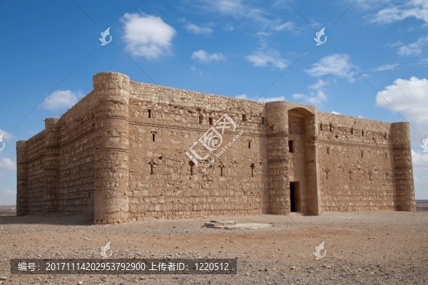 在喬丹的沙漠城堡al,kharana