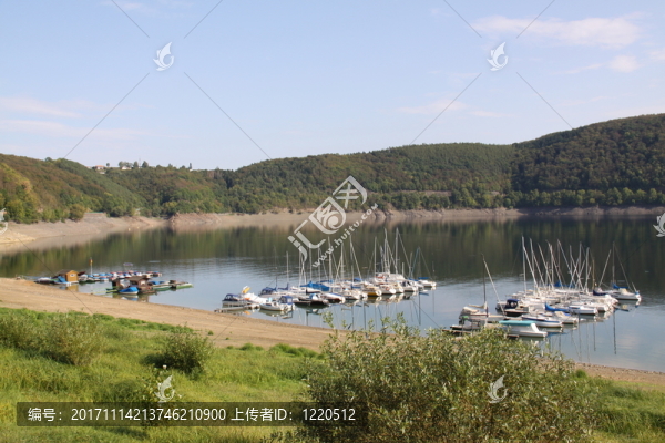 自然公園kellerwald,edersee