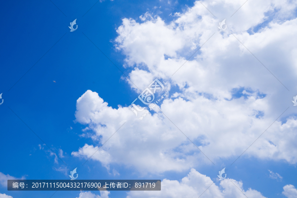 藍天白云