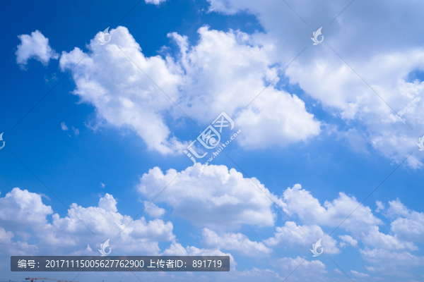 藍天白云