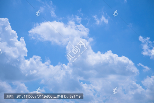 藍天白云