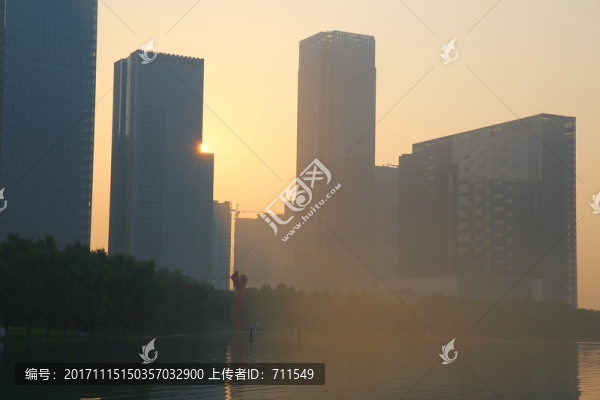 合肥天鵝湖早晨