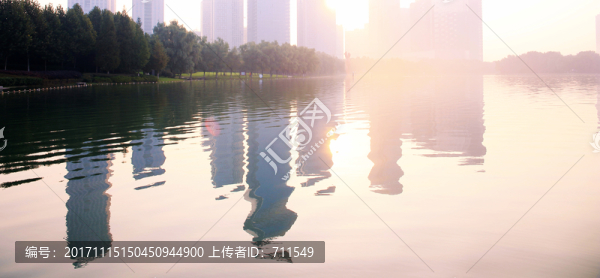合肥天鵝湖早晨