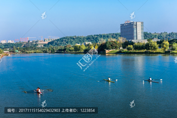 濕地公園湖泊皮劃艇訓(xùn)練
