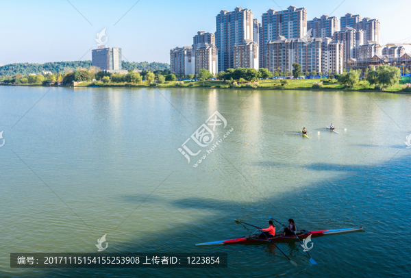濕地公園湖泊皮劃艇訓(xùn)練