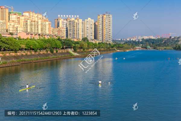 濕地公園湖泊皮劃艇訓(xùn)練