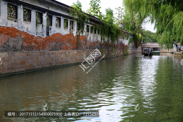 江南水鄉(xiāng),耦園河道