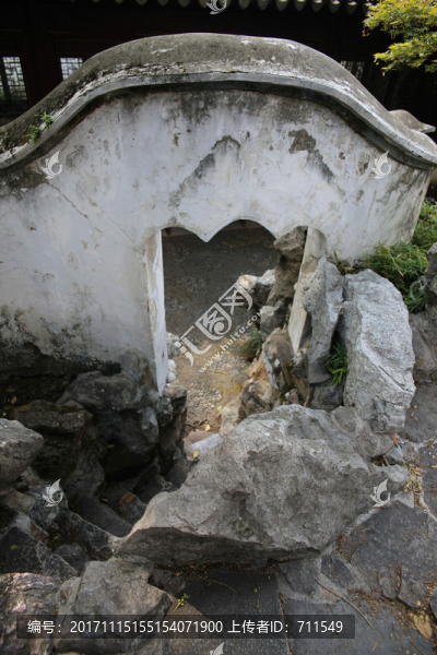耦園假山