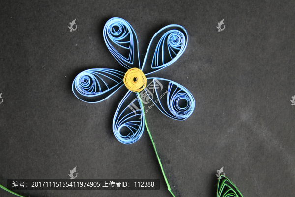 衍紙畫,沿紙畫,畫,紙畫,手工