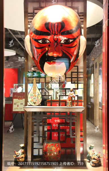 櫥窗,傳統(tǒng)文化,臉譜