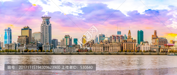 上海外灘全景大畫幅