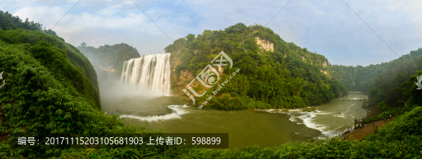 黃果樹瀑布大峽谷全景