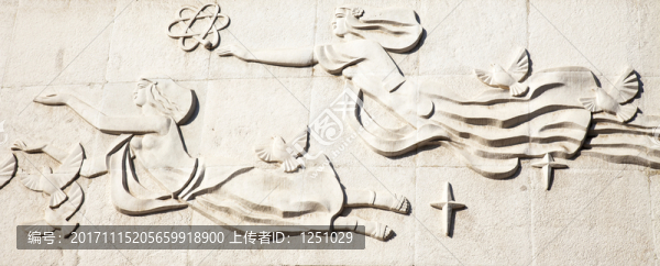 婦女主題浮雕5