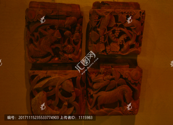 木雕,牛腿圓雕