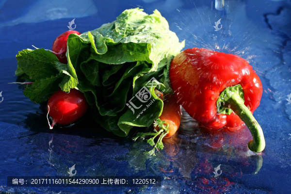 健康的蔬菜和沙拉