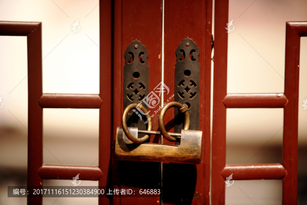古代銅鎖,門(mén)環(huán),鎖頭