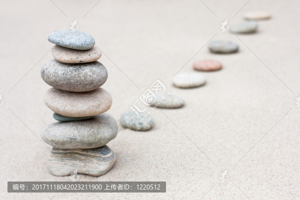 在禪宗庭院的石構(gòu)成