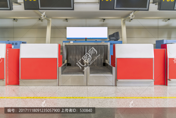 機場值機柜臺行李托運