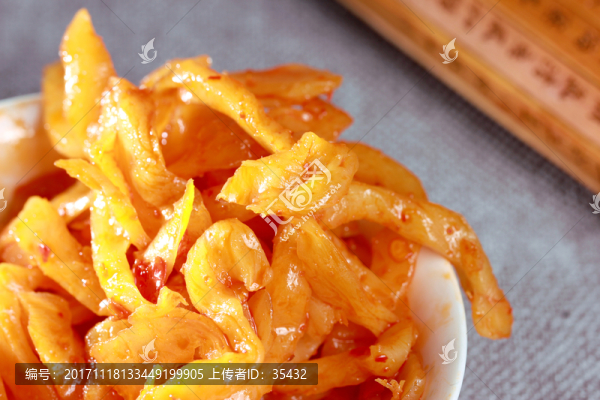 麻辣蘿卜下飯菜高像素拍攝