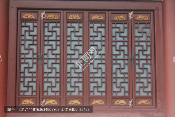 中式古典建筑門窗高清圖