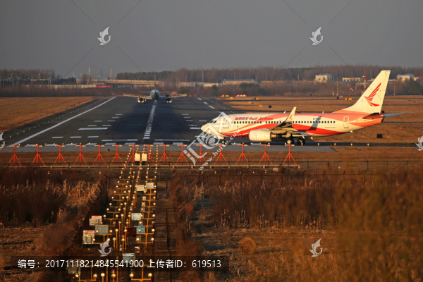 瑞麗航,飛機(jī),準(zhǔn)備起飛,跑道