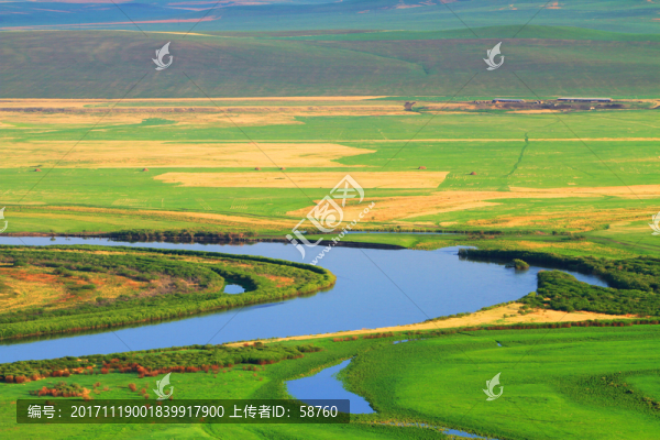 草原河灣風(fēng)景