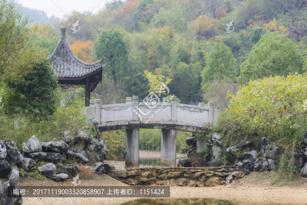 涼亭拱橋