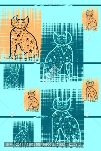 bastet神話貓在柔和的顏色系列