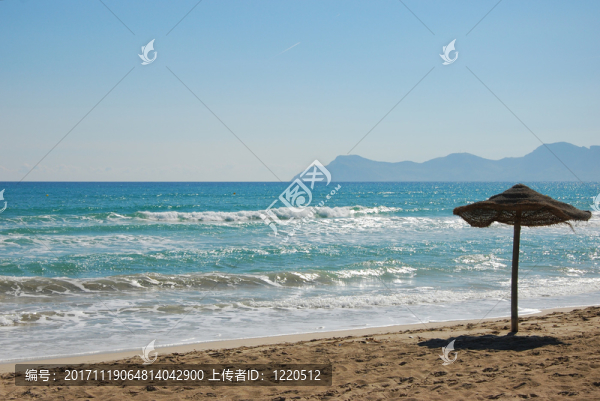 海灘和屏幕