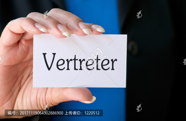 代表,-,名片