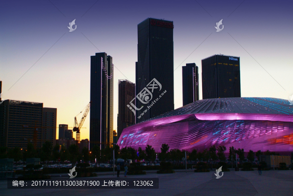 達(dá)沃斯會(huì)議中心璀璨夜景1