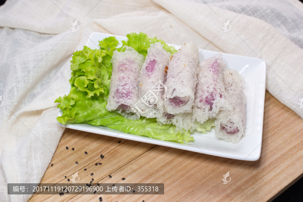 紫薯卷,小食