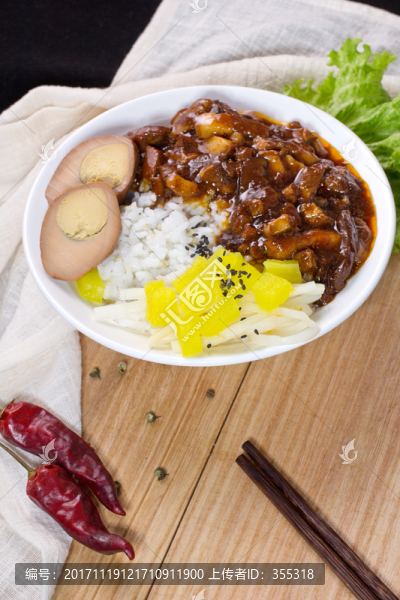 蓋飯,快餐,鹵肉飯