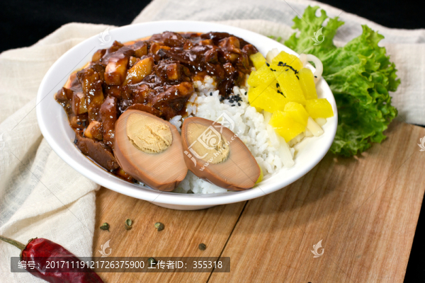 蓋飯,快餐,鹵肉飯