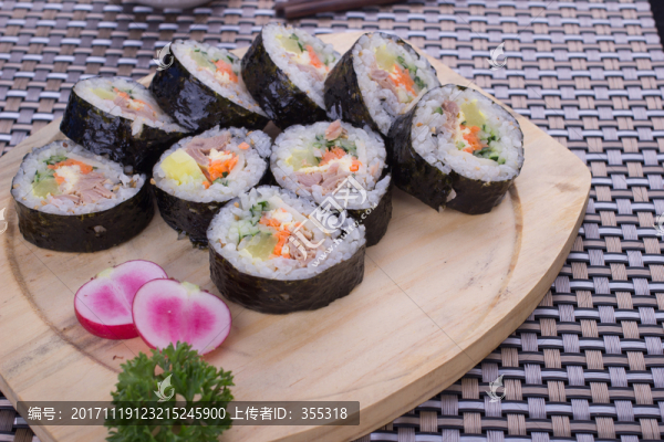 壽司,包飯,飯團(tuán),海鮮,日本