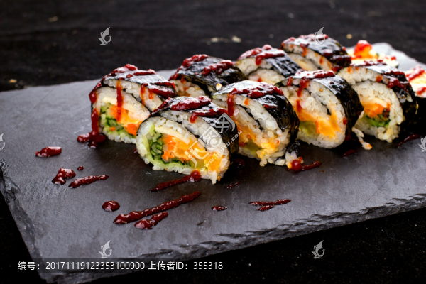 壽司,包飯,飯團(tuán),海鮮,日本