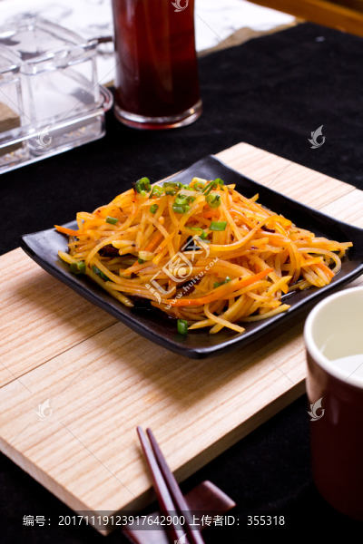 土豆,土豆絲,炒三絲,熗土豆