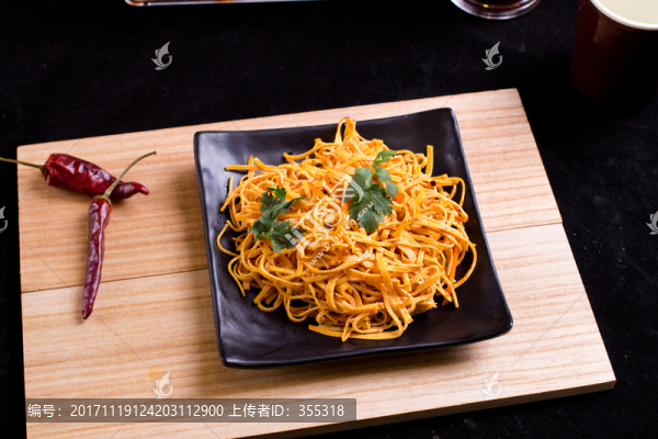 涼菜,豆腐皮