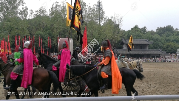 三英戰(zhàn)呂布表演中