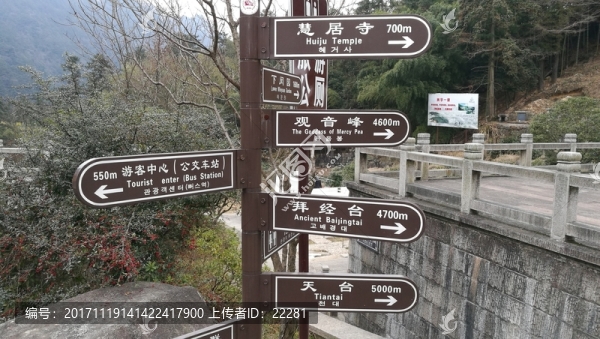景區(qū)指示牌