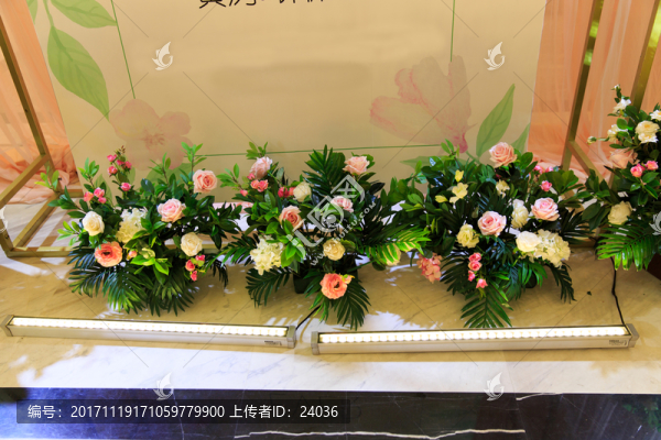 主題婚禮,裝飾花圃
