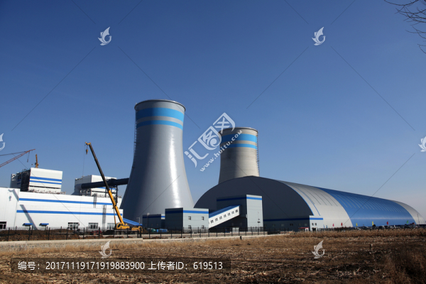 建設(shè)中的沈東熱電廠